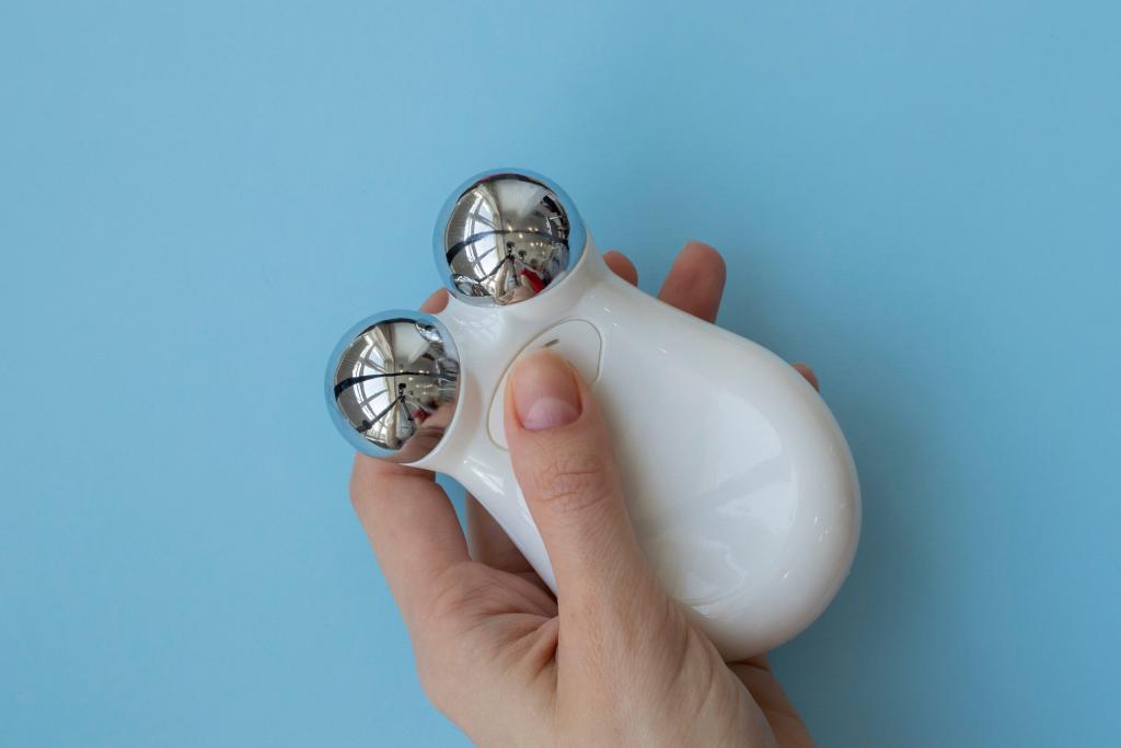 Microcurrent device for modern cosmetic treatments. Picture used by MagnaWavePEMF