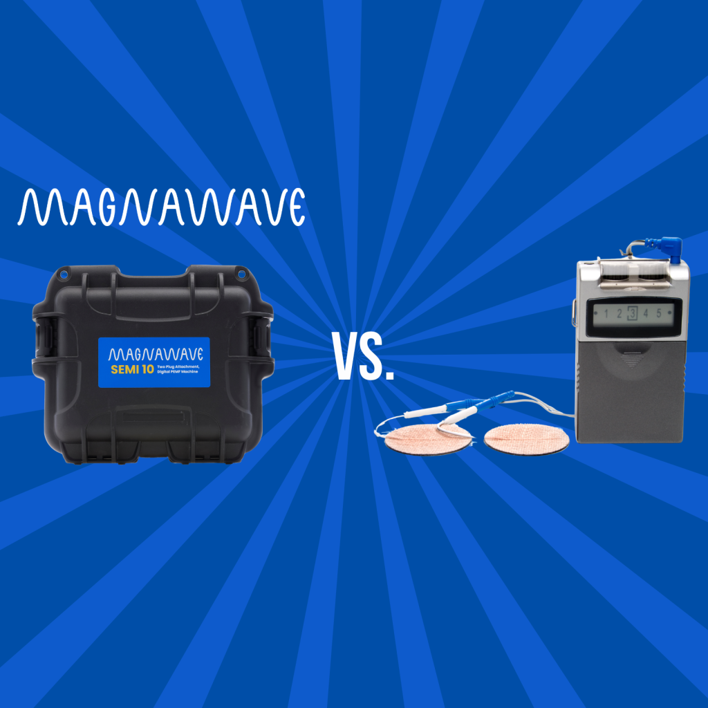MagnaWavePEMF machines vs a TENS unit, the differences