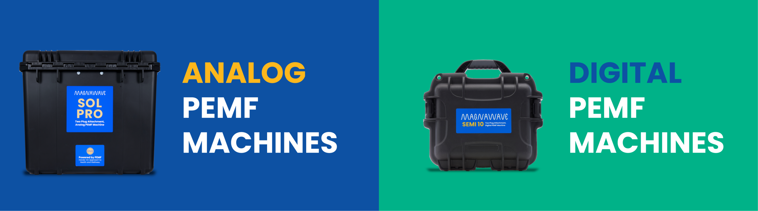 MagnaWave PEMF Machines Analog VS Digital